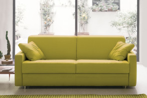 Moderno divano a 2 posti in tessuto colorato Eric