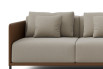 Cuscino in tessuto su divano bicolore Marsalis