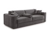 Ellington - divano componibile con cuscino poggiatesta usato come poggiareni