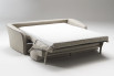 Divano letto aperto con materasso matrimoniale h.14 cm