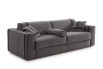 Ellington - divano lineare con poggiatesta usato come poggiareni