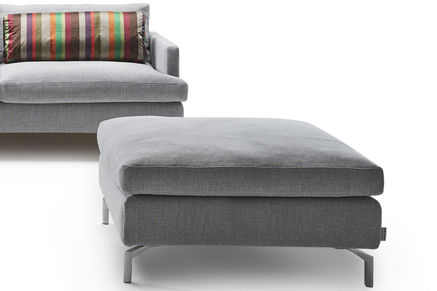 Large square or rectangular sofa footstool