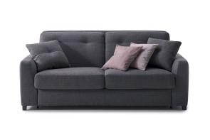 Petrucciani sofa with flared armrests.