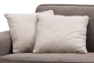 Decorative cushions for sofas: cm 43x43 models with edging