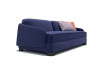 Vivien, single-color sofa available in fabric, leather, faux leather