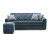 Douglas quilted sofa with diamond tufted decoration.