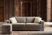2/3 seater sofa with low chrome metal legs Garrison 2