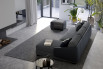 Vivien - two-colour liear sofa with chaise