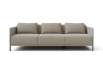 3-seater sofa with low backrest Marsalis
