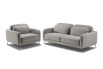 2 or 3 seater sofa with metal base, with matching armchair