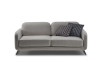 2 seater sofa with metal base and scatter cushions