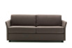 Stan double sofa bed with curved slim armrests.