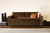 Frank is a sofa bed with extra mattress transformable into a single, twin or double bed.