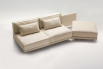 Modular sofa bed with rotating seat Dennis