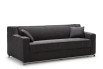 Larry 3-seater sofa with metal base