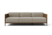 Two-tone 3-seater sofa Marsalis