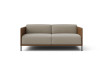 Two-tone 2-seater sofa bed Marsalis