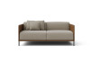 Two-tone sofa with down filling cushion Marsalis