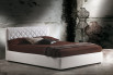 Martinica bed with diamond quilted headboard