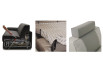 Accessories: pullout casters, 100% cotton cloth bed base cover, headrest (to be purchased from a separate product card)