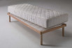 Der Matratzenbezug schützt die Matratze vor dem Reiben an der Bettfeder