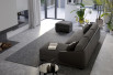 Vivien - zweifarbiges Sofa mit Chaiselongue & Stauraum