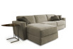 Shorter - modernes Sofa mit Chaiselongue mit Stauraum