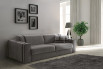 Ellington - 3-Sitzer-Sofa in grauem Stoff