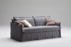 Komfortables Zwei- oder Dreisitzer-Sofa Clarke XL mit Knittereffekt-Polsterung