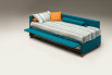 Antigua Bett enthält ein praktisches ausziehbares Zweitbett