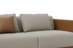 Coussin de dossier pour canapé et fauteuil Marsalis - version avec canapé bicolore